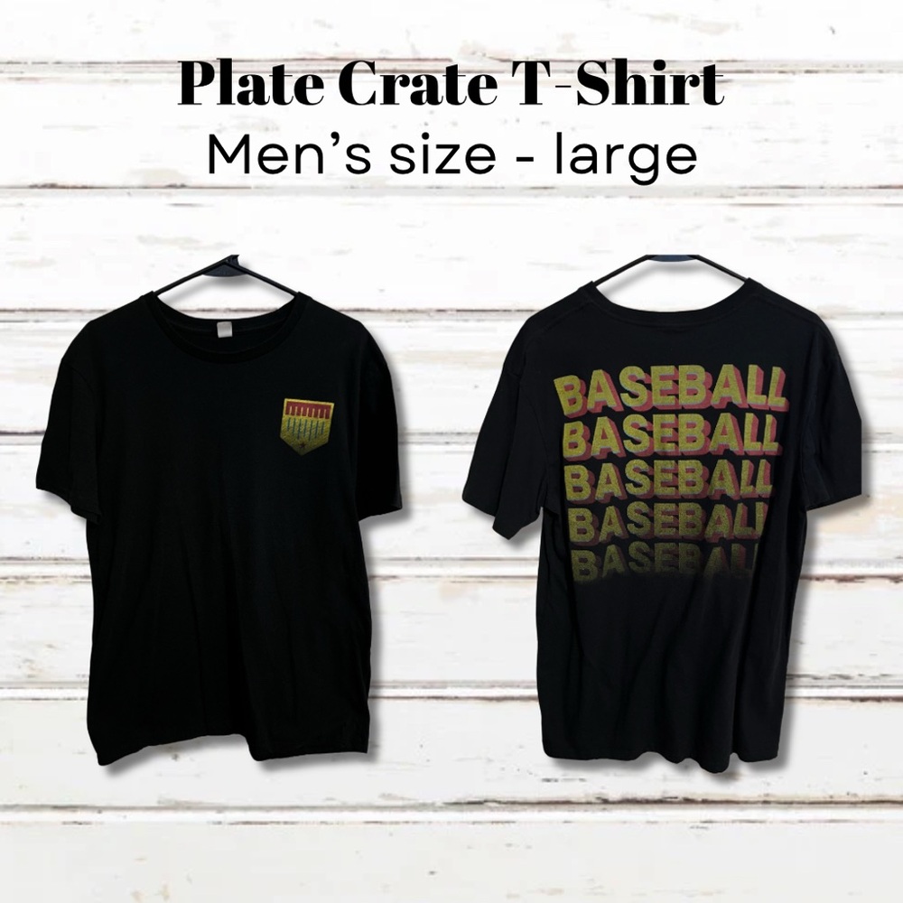 Black Graphic Tee - Men's Large